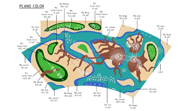 Plano de color del proyecto