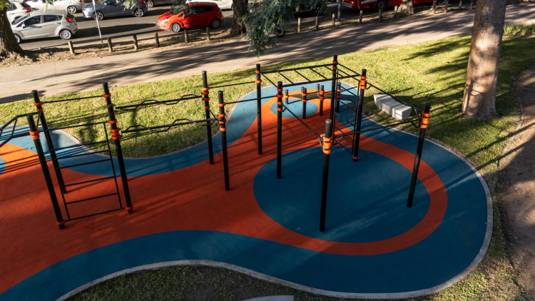  Circuito de calistenia de Plaza Serbia en Palermo